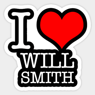 i love smith Sticker